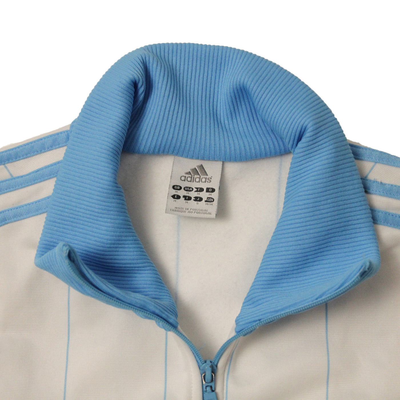 Olympique Marseille Adidas Track Jacket 2009/10 – Kragen und Größenetikett