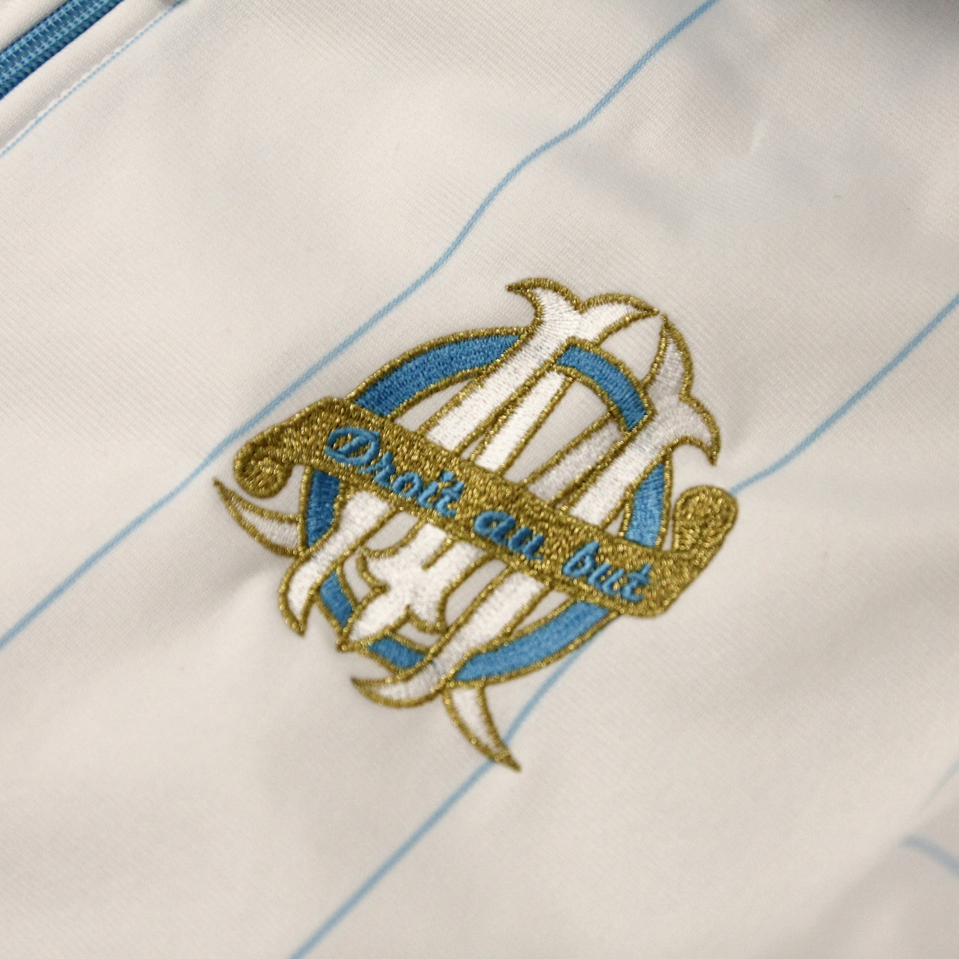 Olympique Marseille Adidas Track Jacket 2009/10 – gesticktes OM-Vereinswappen