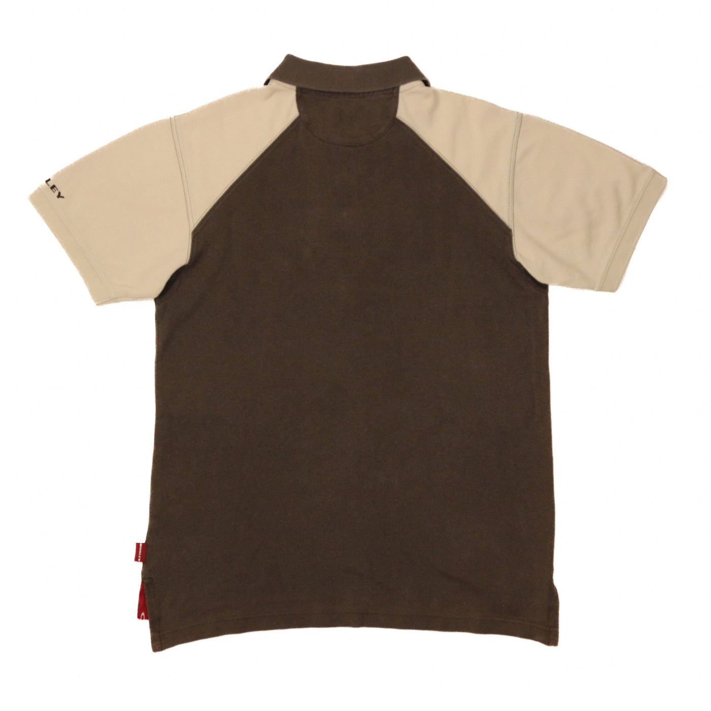 Early 2000s Oakley Colorblock Polo Brown/Sand [S]