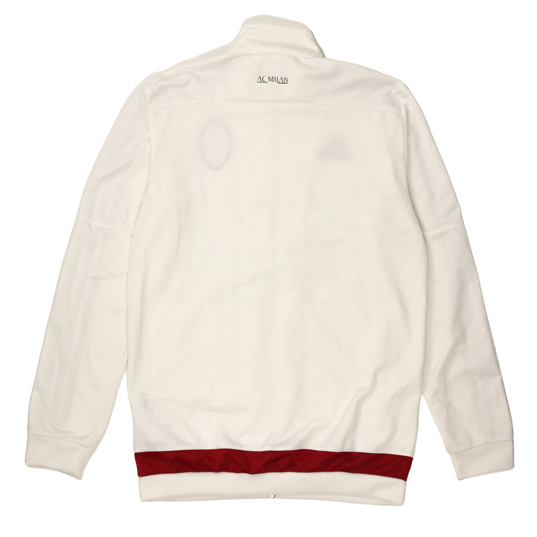 2015/16 AC Milan Adidas 3-Stripe Track Top White/Grey [S]