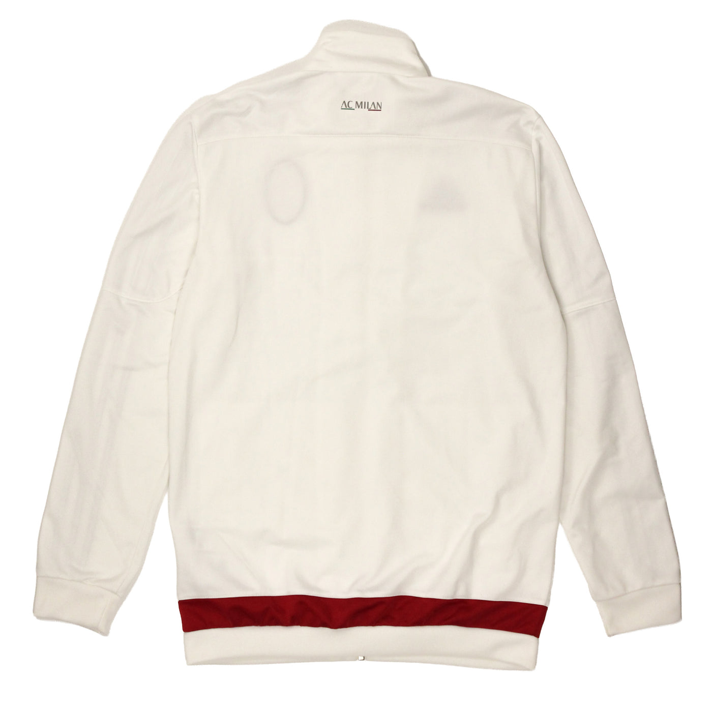 2015/16 AC Milan Adidas 3-Stripe Track Top White/Grey [S]