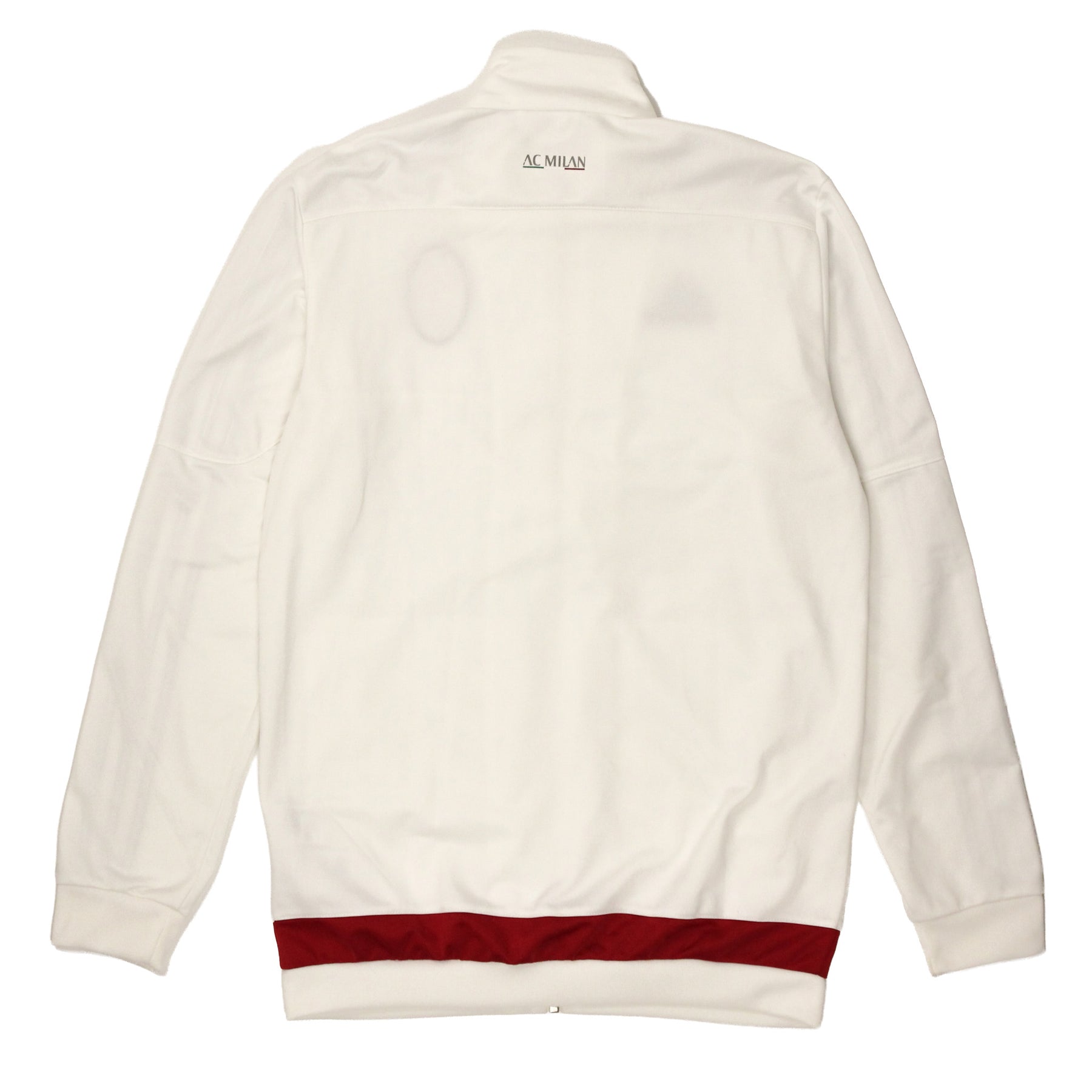 2015/16 AC Milan Adidas 3-Stripe Track Top White/Grey [S]