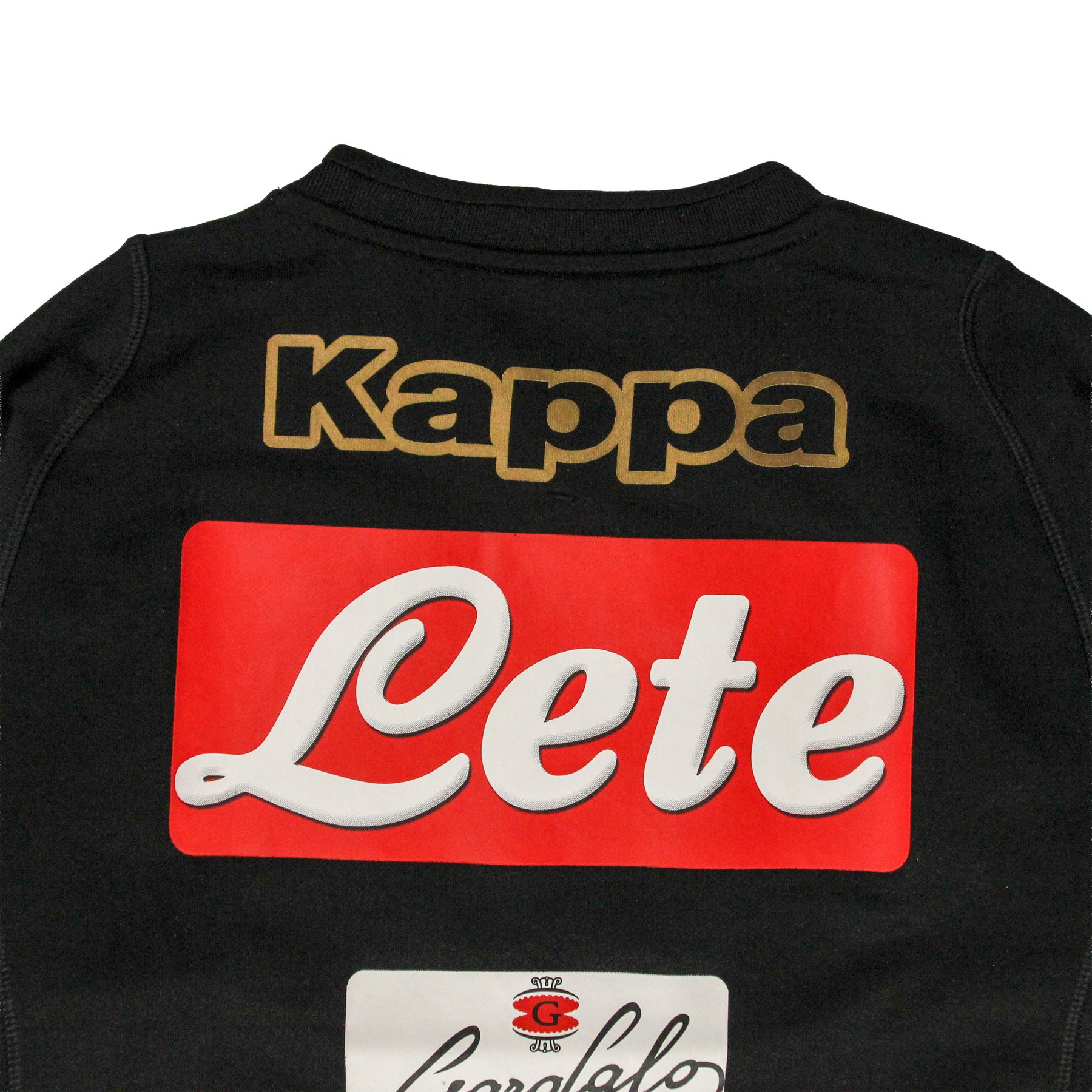 2017/18 SSC Napoli Kappa Training Sweatshirt Black [S]