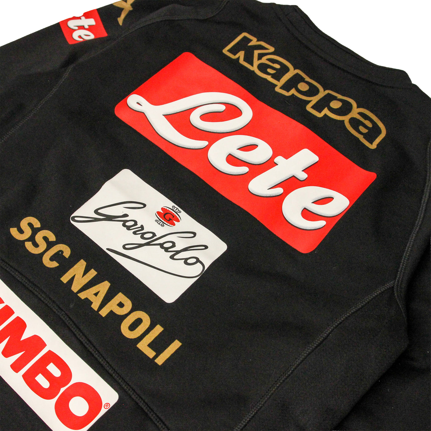 2017/18 SSC Napoli Kappa Training Sweatshirt Black [S]