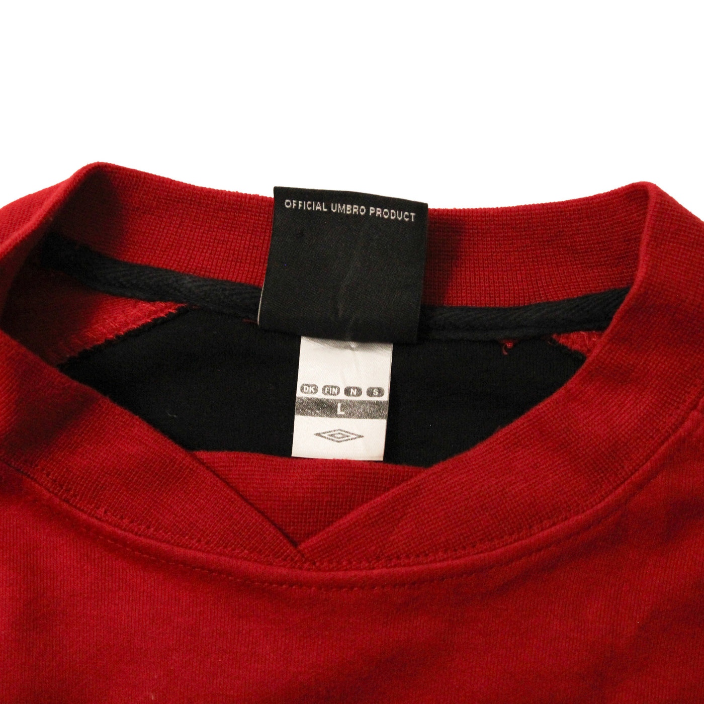 Vintage Umbro Stordal IL Fotball Training Sweatshirt Red [L]